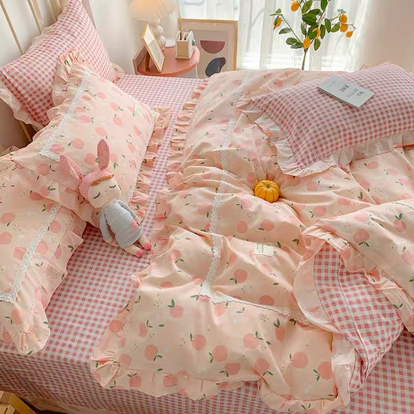 Lolita Peach Bedding Set