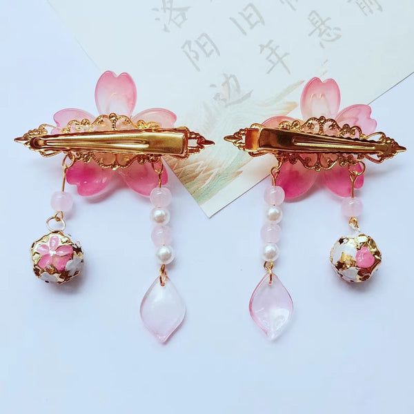 Cute Sakura Hair Clips