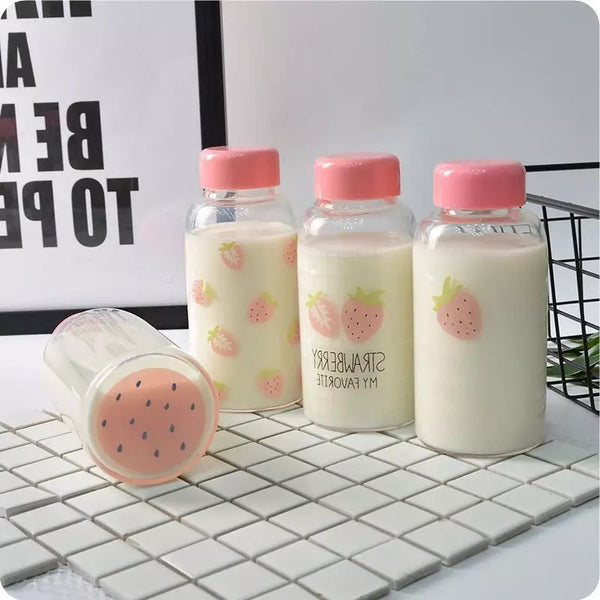 Cute Strawberry Drinking Bottle