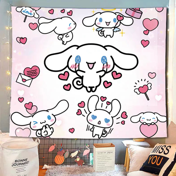 Cute Bunny Bedside Cloth