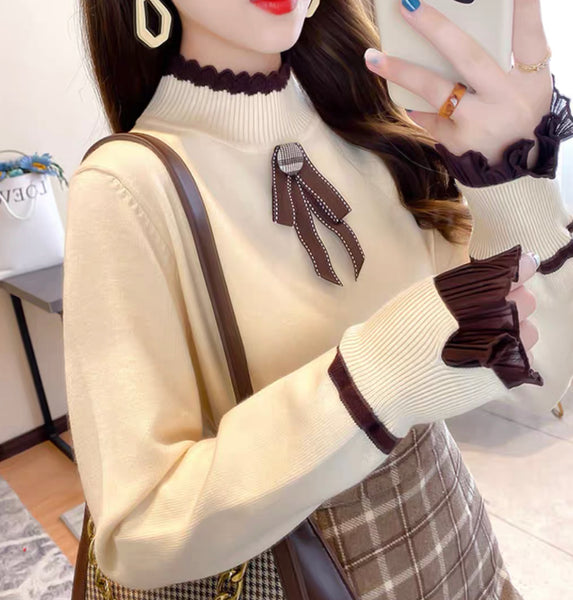 Cute Style Sweater & Skirt