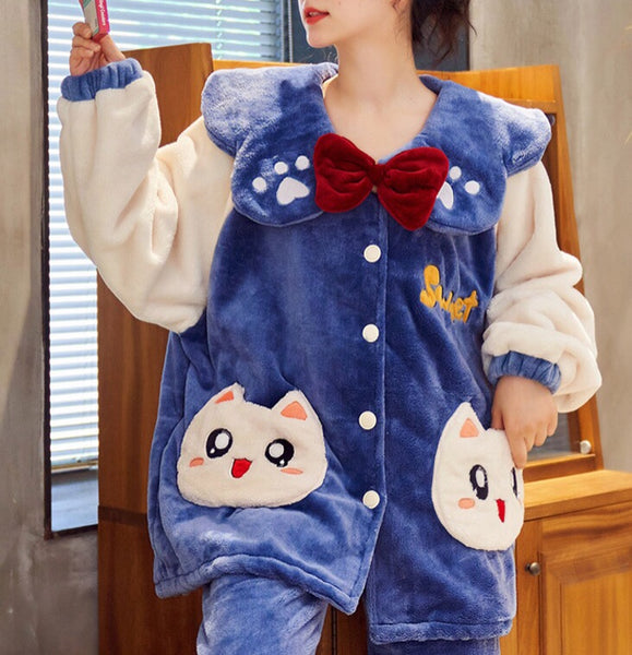 Cute Kitty Pajamas