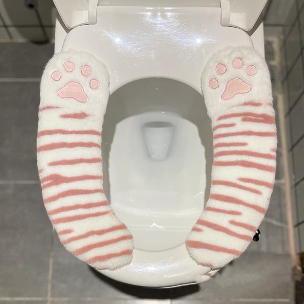 Cute Paw Closestool Mat