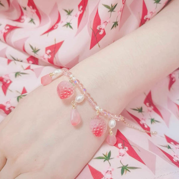 Cute Strawberry Bracelet