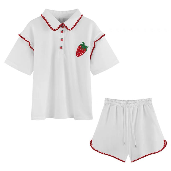 Cute Strawberry T-Shirt & Short