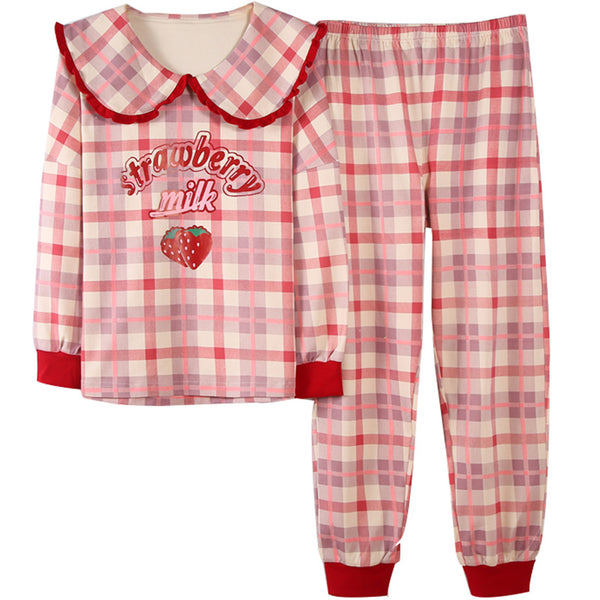 Strawberry Milk Pajamas