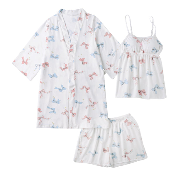 Cute Bowknot Three Piece Suit
