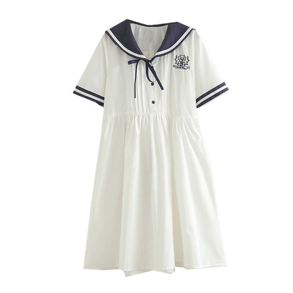Cute Sailor Collar Dress