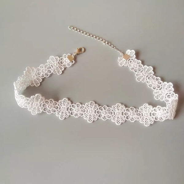 Hollow Out Flower  Choker