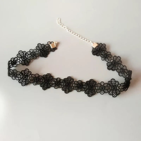 Hollow Out Flower  Choker