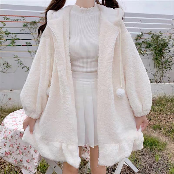 Kawaii Bunny Ears Coat