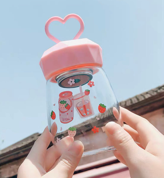 Cute Strawberry Drinking Bottle