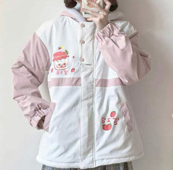Cute Strawberry Coat