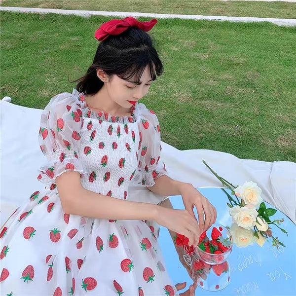 Cute Strawberry Dress