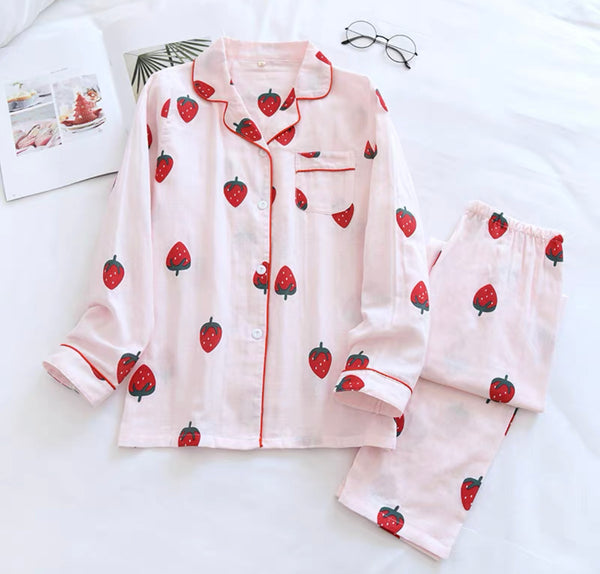 Cute Strawberry Pajamas