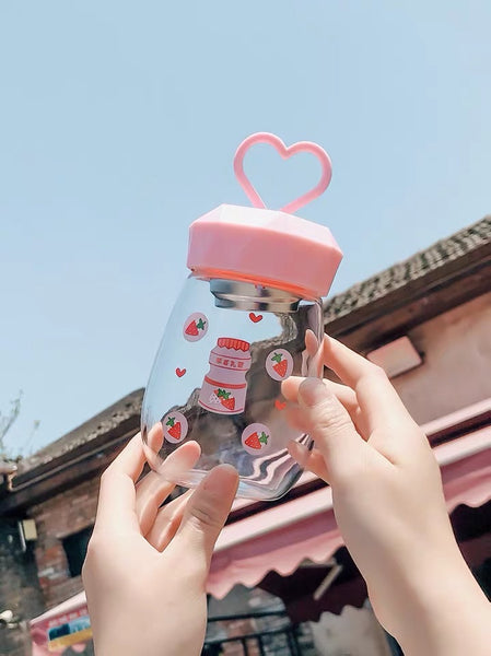Cute Strawberry Drinking Bottle