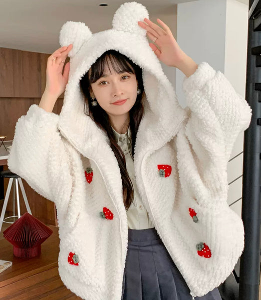 Cute Strawberry Coat