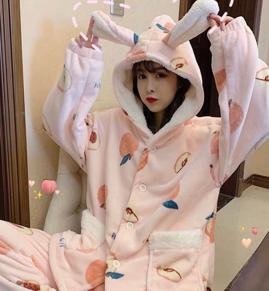 Cute Peach Pajamas