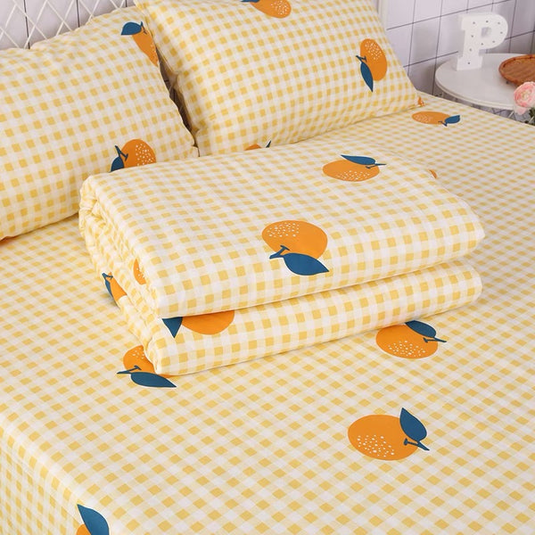 Cute Orange Bedding Set