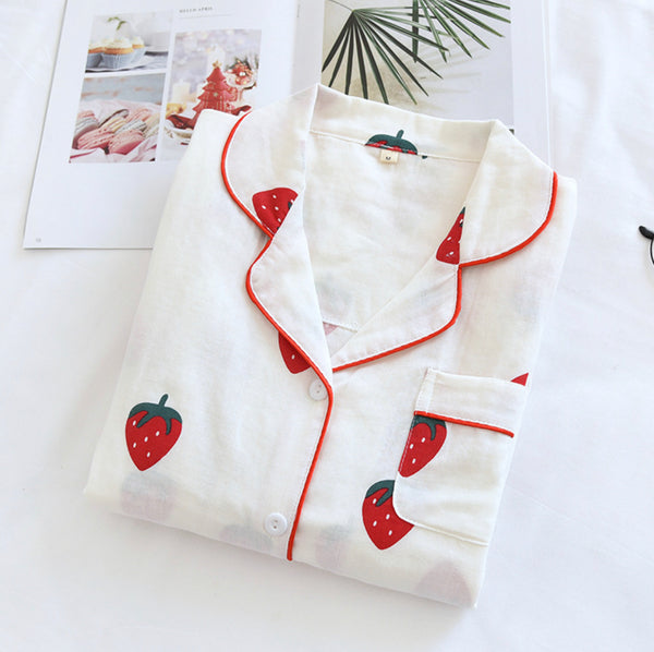 Cute Strawberry Pajamas