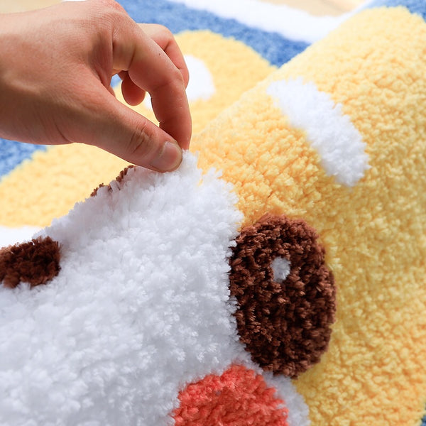 Cute Shiba Inu Floor Mat