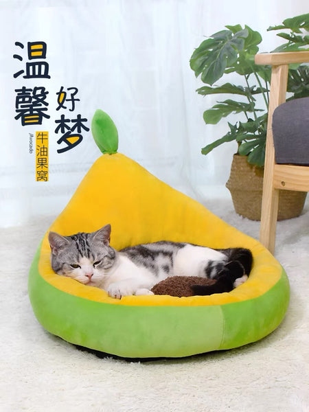 Cute Avocado Cat House
