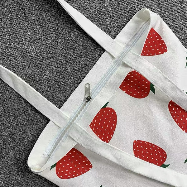 Strawberry Canvas Bag