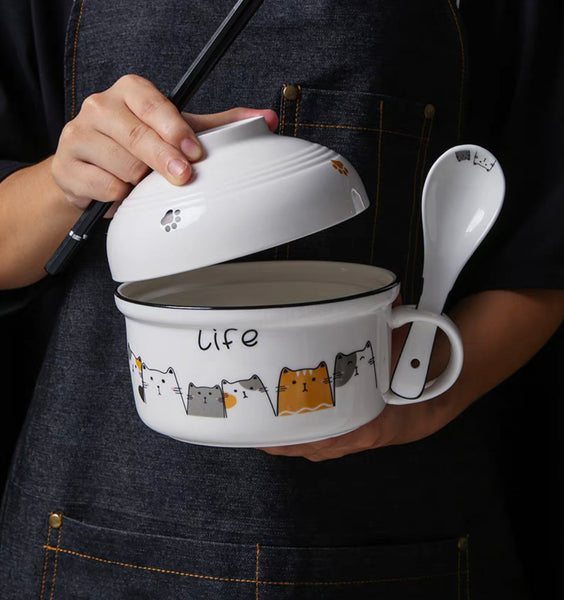 Kawaii Cat Bowl