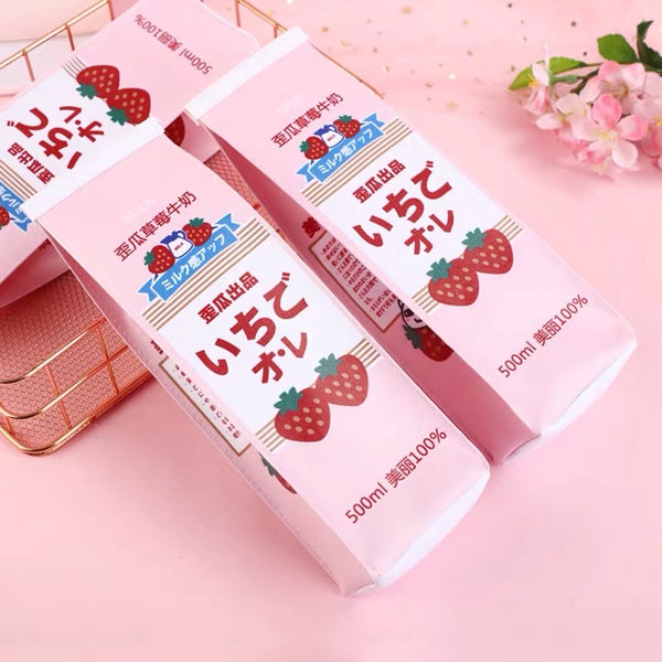 Strawberry Milk Pencil Case