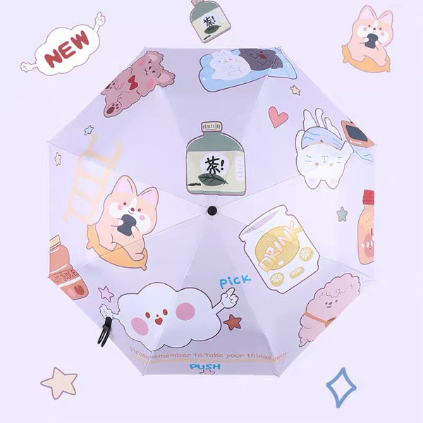 Cartoon Printed Umbrella
