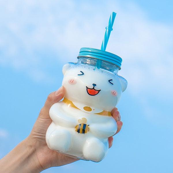 Funny Bear Drinking Bottle