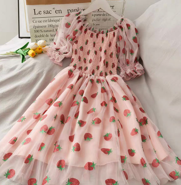 Cute Strawberry Dress