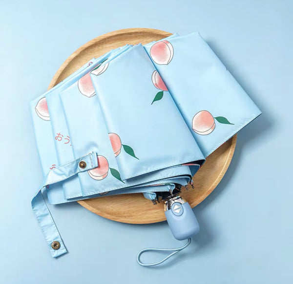 Kawaii Peach Automatic Umbrella