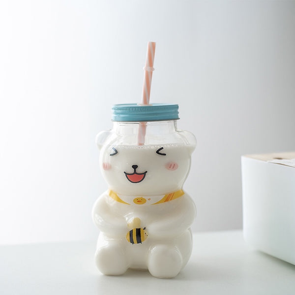 Funny Bear Drinking Bottle