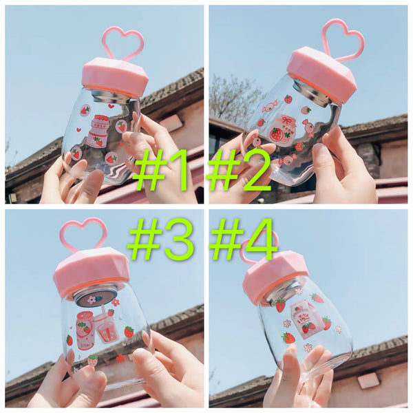 Cute Strawberry Drinking Bottle