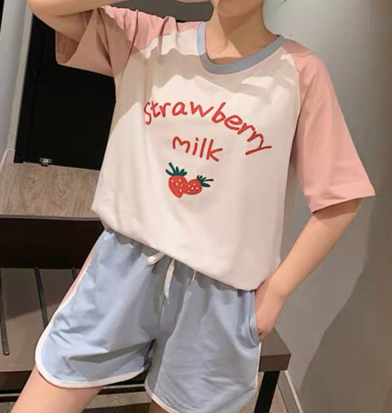 Cute Strawberry Pajamas