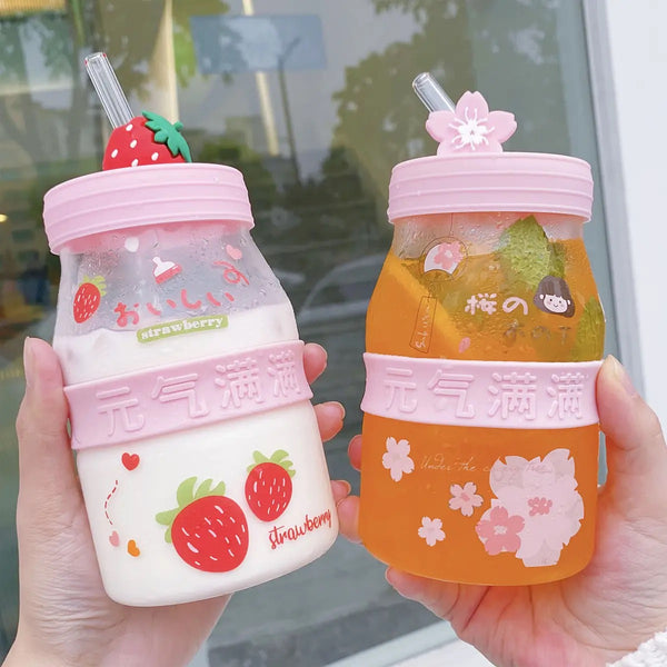 Cute Sakura Drinking Bottle