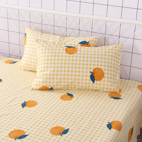 Cute Orange Bedding Set
