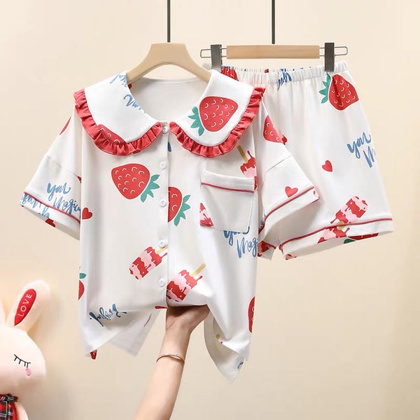 Cute Strawberry Pajamas