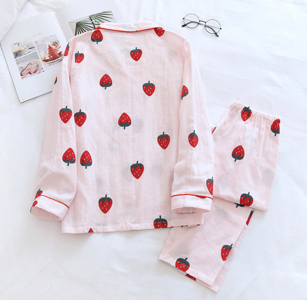 Cute Strawberry Pajamas