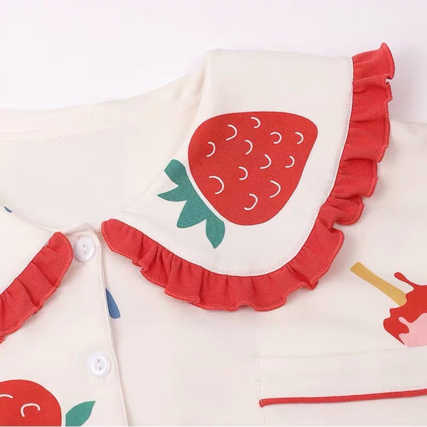 Cute Strawberry Pajamas