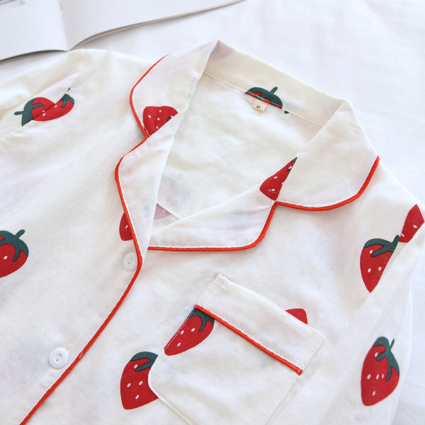 Cute Strawberry Pajamas