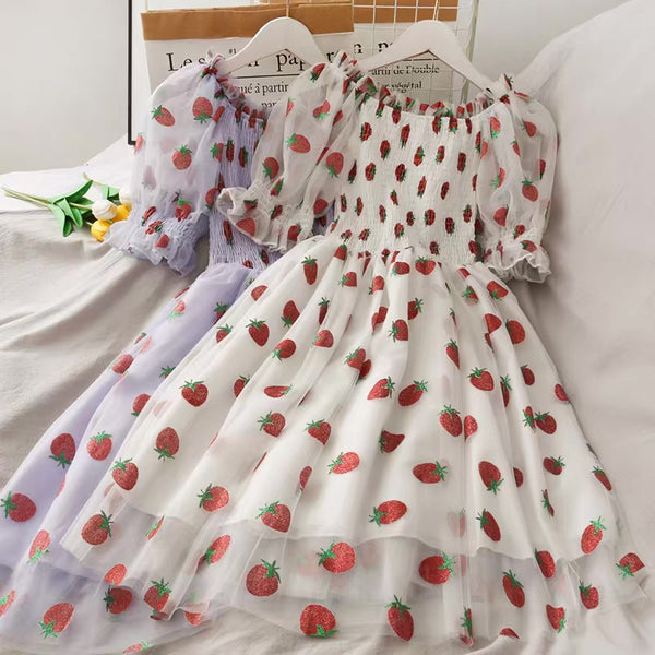 Cute Strawberry Dress