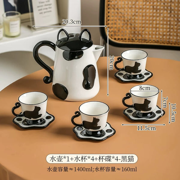 Kawaii Cat Tea Set