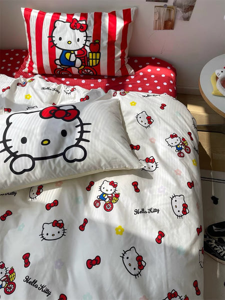 Kawaii Kitty Bedding Set