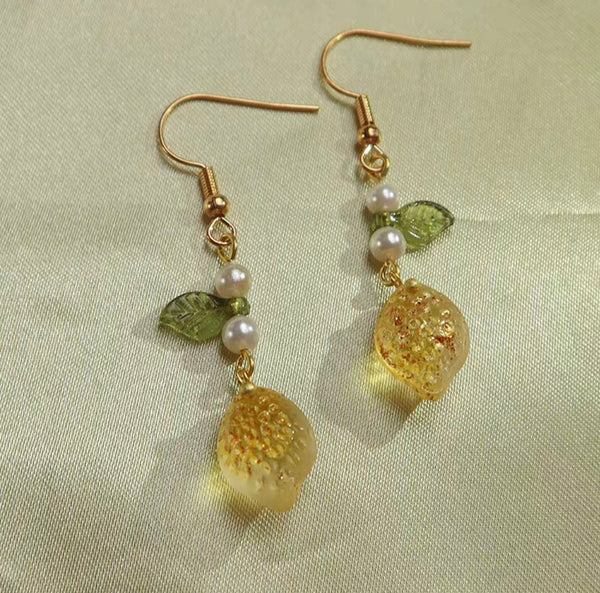 Cute Lemon Earrings