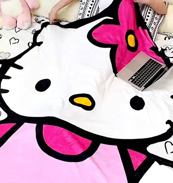 Kawaii Hello Kitty Blanket