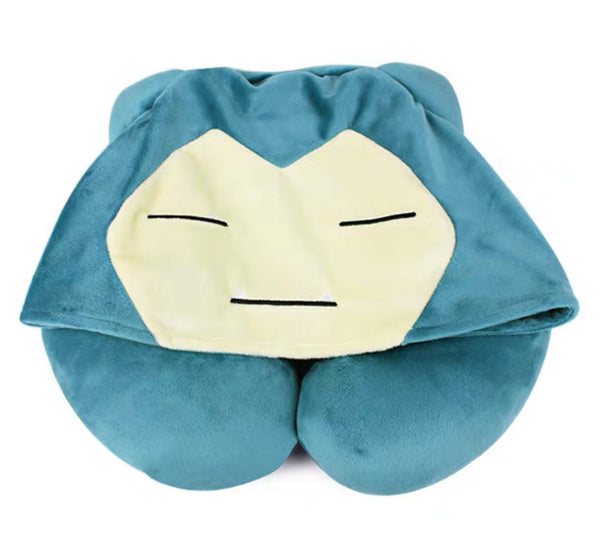 Cute Snorlax U-Shaped Pillow