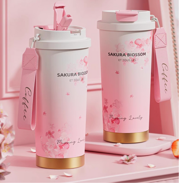 Cute Sakura Vacuum Cup