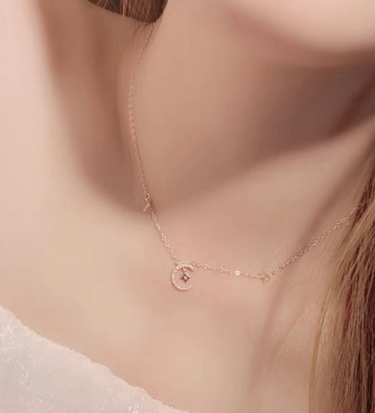 Cute Moon Necklace